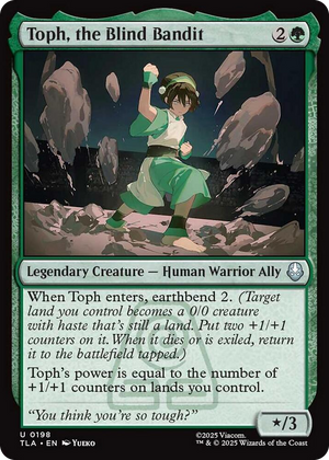 0198 Toph, the Blind Bandit U The Last Airbender