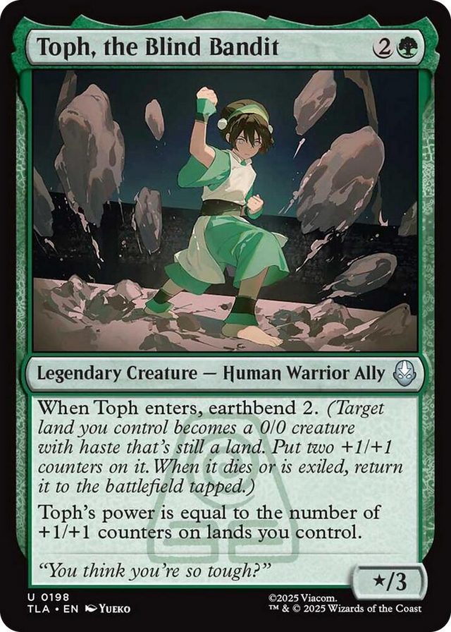 0198 Toph, the Blind Bandit U The Last Airbender