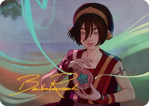 0049 Toph, the First Metalbender Art Card (Gold-Stamped Signature) S Art Series: Avatar: The Last Airbender