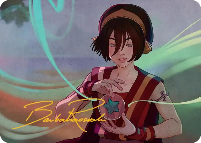 0049 Toph, the First Metalbender Art Card (Gold-Stamped Signature) S Art Series: Avatar: The Last Airbender