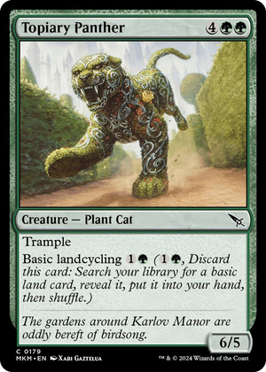 0179 Topiary Panther C Murders at Karlov Manor