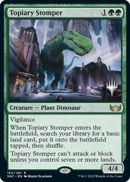 0160 Topiary Stomper R Promo Pack: Streets of New Capenna