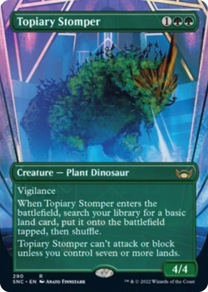 0290 Topiary Stomper (Borderless) R Streets of New Capenna