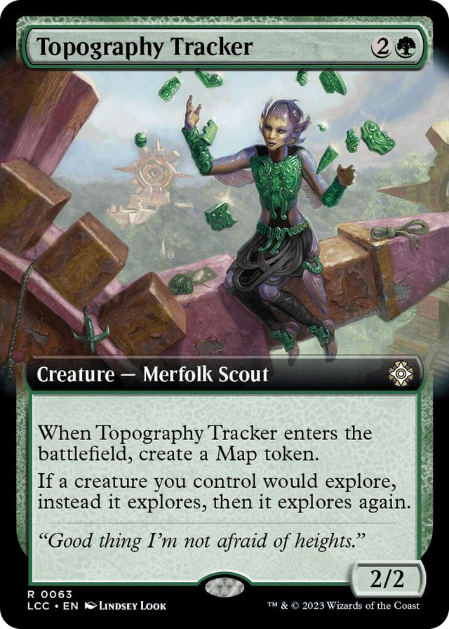 0063 Topography Tracker (Extended Art) R Commander: The Lost Caverns of Ixalan