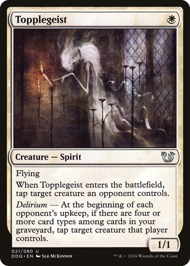 Topplegeist #21 U - Duel Decks: Blessed vs. Cursed Pokemon card