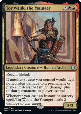 0046 Tor Wauki the Younger U Commander: Dominaria United