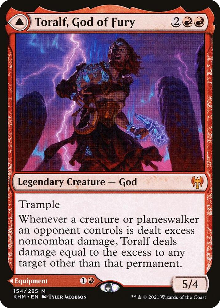 0154 Toralf, God of Fury M Kaldheim