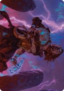 0039 Toralf, God of Fury Art Card S Art Series: Kaldheim