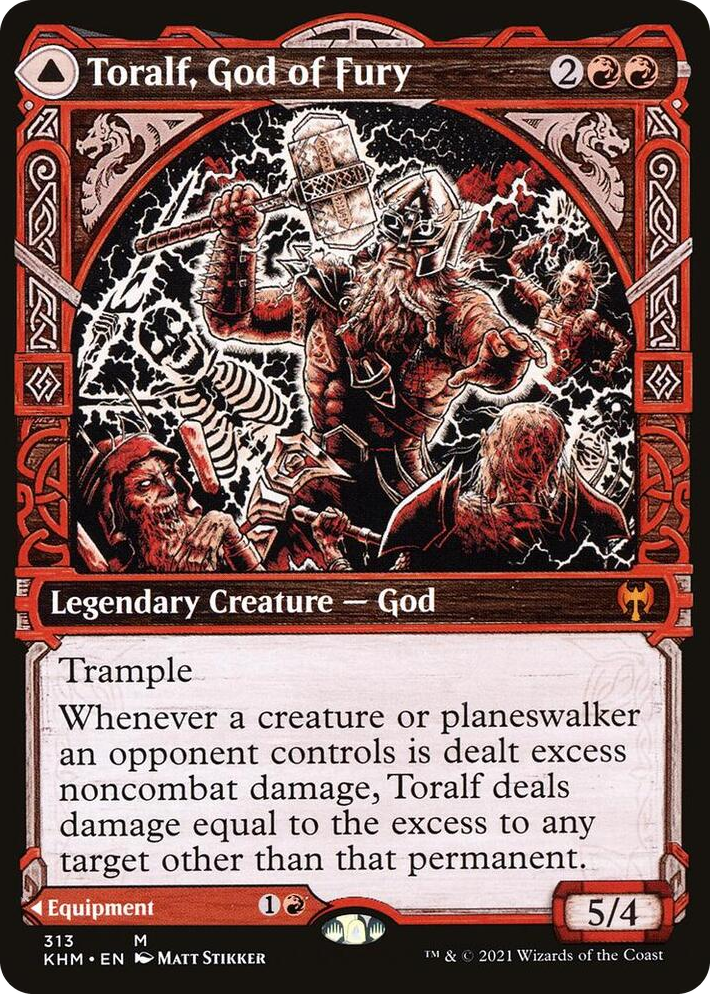 0313 Toralf, God of Fury (Showcase) M Kaldheim