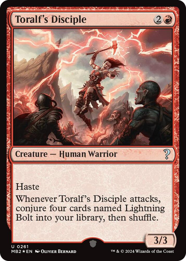 0261 Toralf's Disciple U Mystery Booster 2