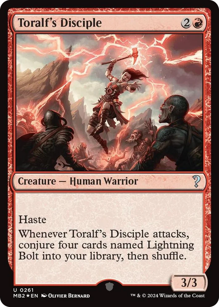 0261 Toralf's Disciple U Mystery Booster 2