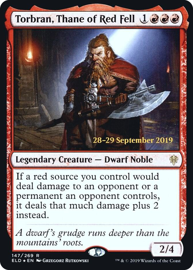 0147 Torbran, Thane of Red Fell R Prerelease Cards
