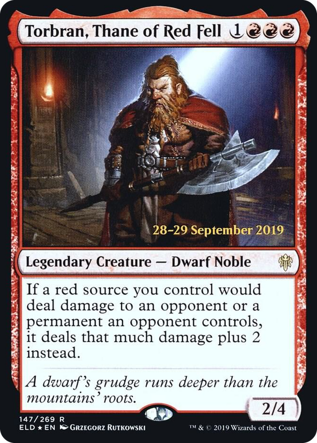 0147 Torbran, Thane of Red Fell R Prerelease Cards