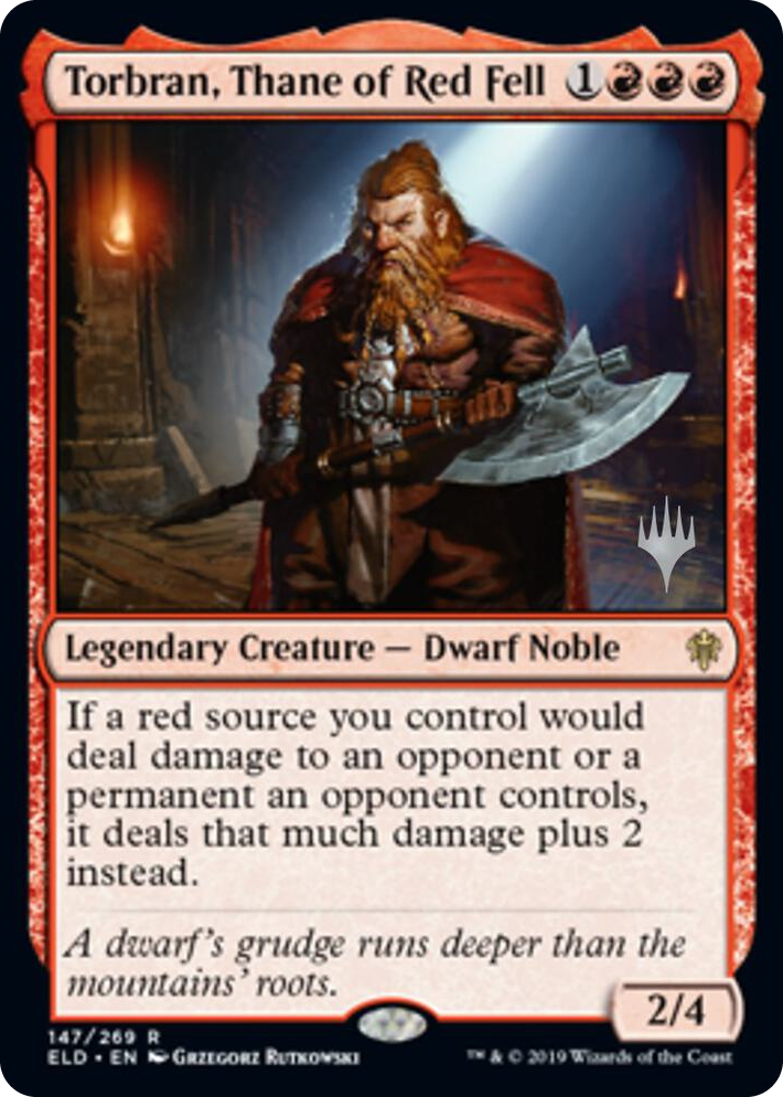 0147 Torbran, Thane of Red Fell R Promo Pack: Throne of Eldraine