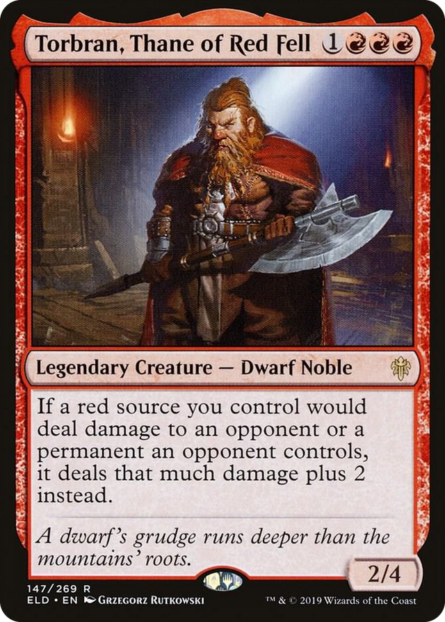 0147 Torbran, Thane of Red Fell R Throne of Eldraine
