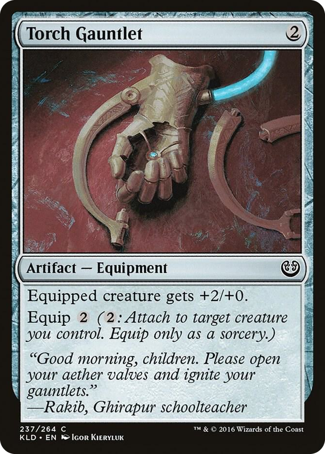 Torch Gauntlet #237 C - Kaladesh Pokemon card