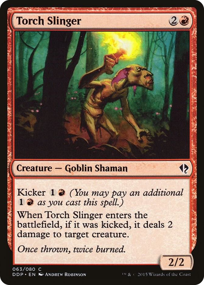 Torch Slinger #63 C - Duel Decks: Zendikar vs. Eldrazi Pokemon card