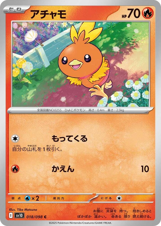 0018 Torchic Common The Glory of Team Rocket