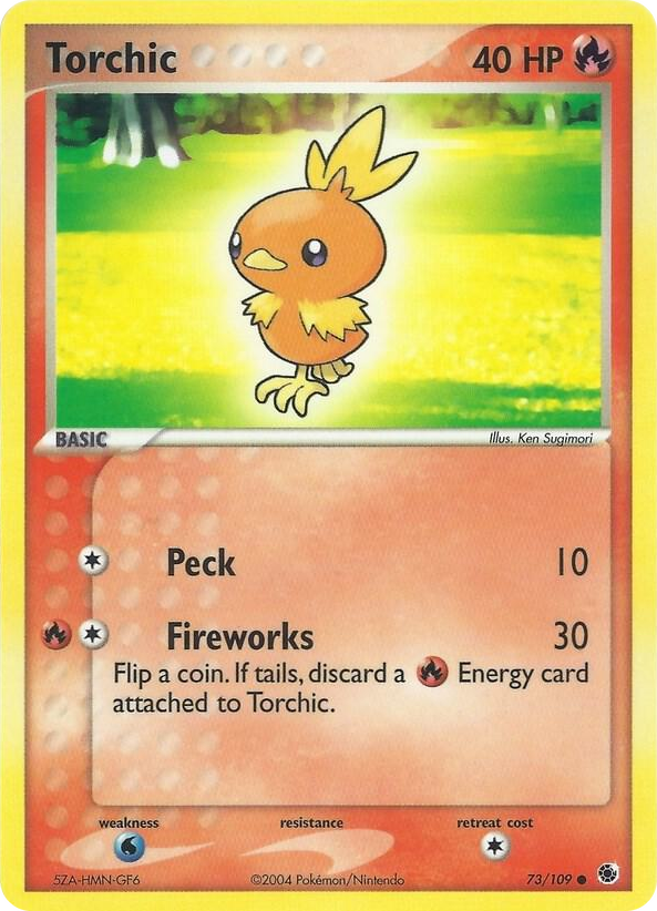 0073 Torchic Common EX Battle Stadium