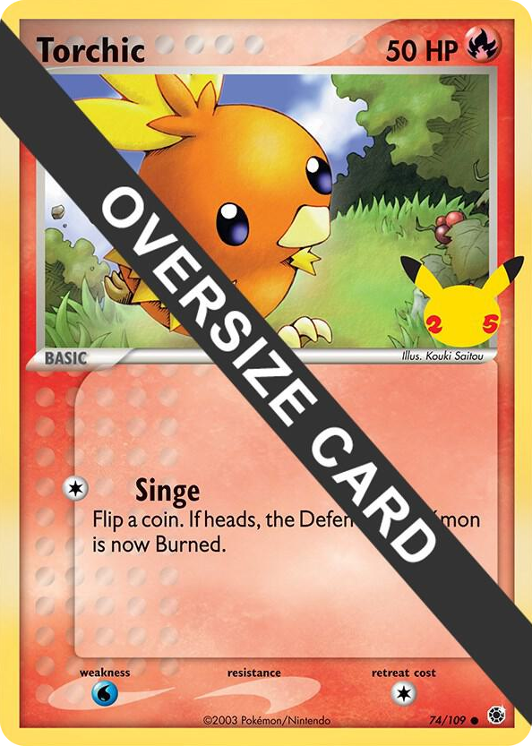0074 Torchic Promo First Partner Pack