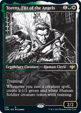 0328 Torens, Fist of the Angels (Showcase) R Innistrad: Crimson Vow