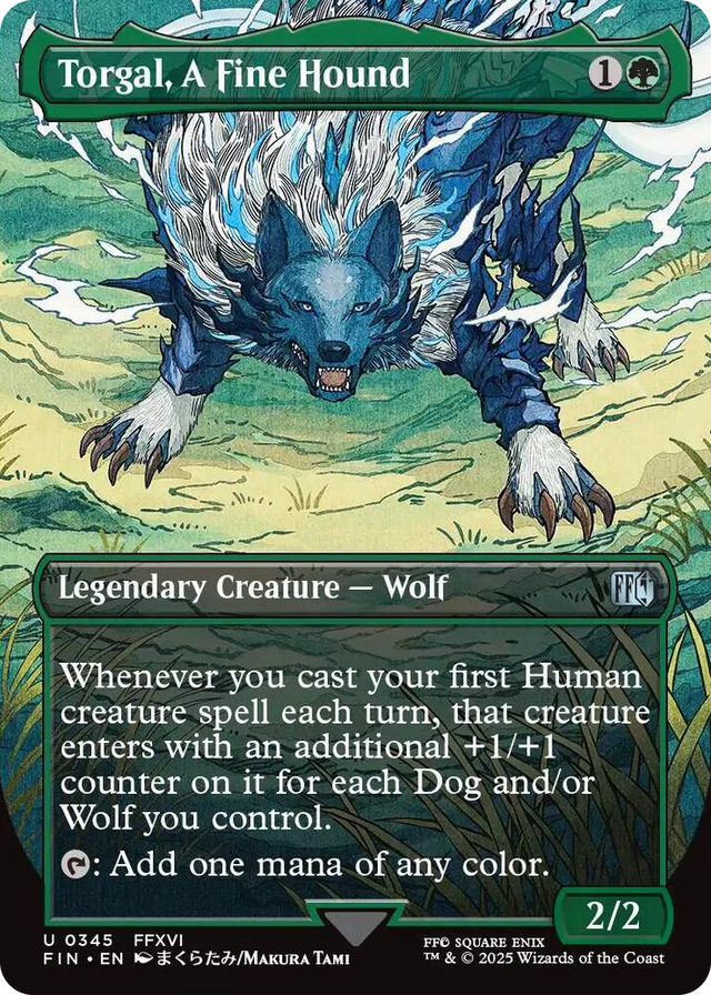 0345 Torgal, A Fine Hound (Borderless) U FINAL FANTASY