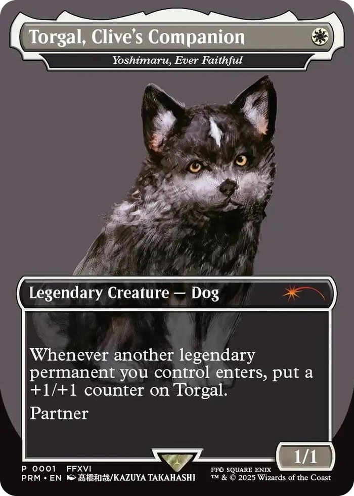 Torgal, Clive's Companion - Yoshimaru, Ever Faithful (MagicCon: Las Vegas 2025) #1 P - MagicFest Cards Pokemon card