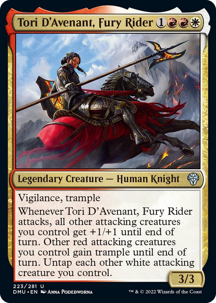 0223 Tori D'Avenant, Fury Rider U Dominaria United