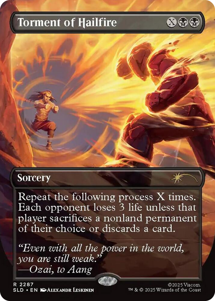 Torment of Hailfire (2287) #2287 R - Secret Lair Drop Series Pokemon card