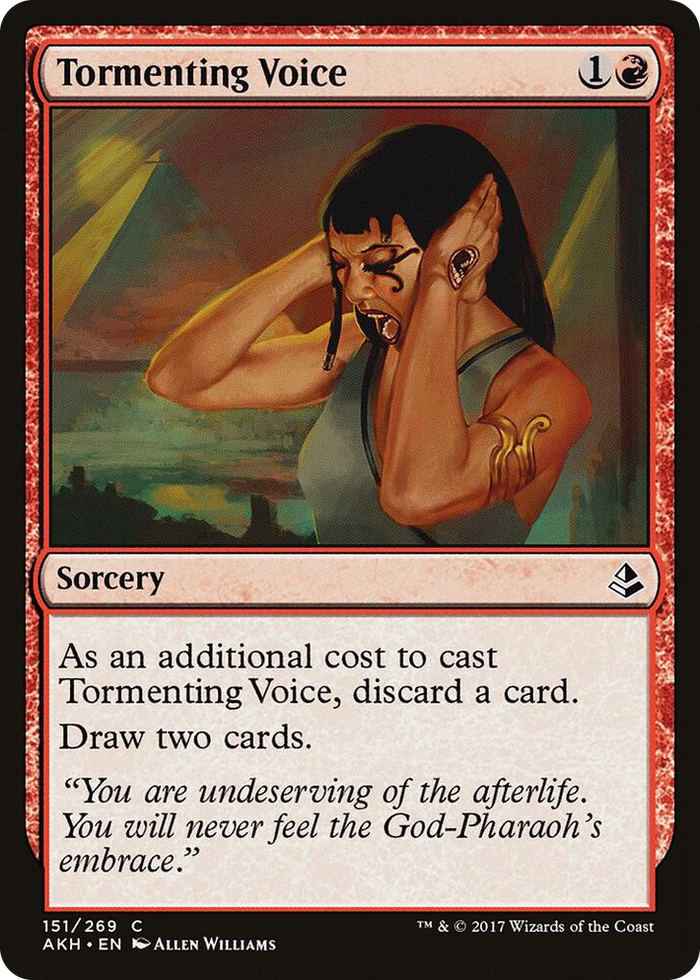 Tormenting Voice #151 C - Amonkhet Pokemon card