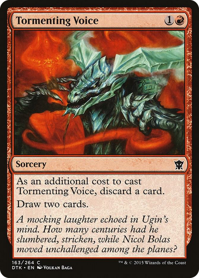 0163 Tormenting Voice C Dragons of Tarkir