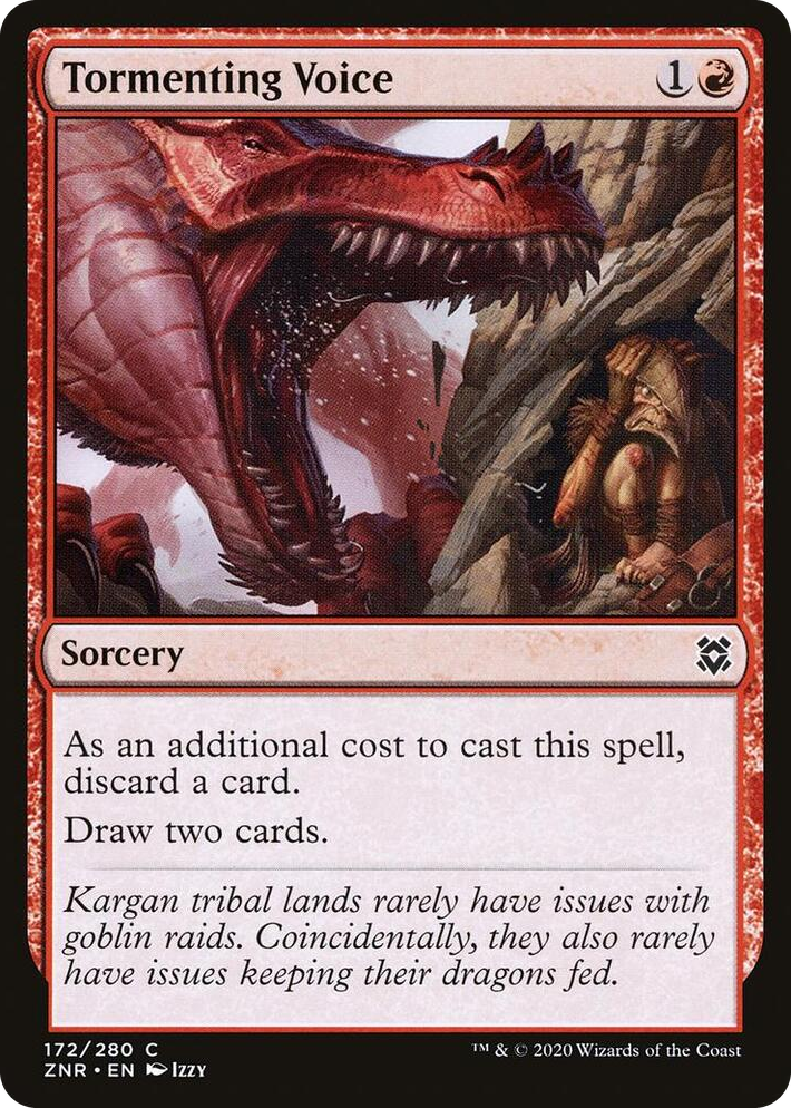 0172 Tormenting Voice C Zendikar Rising