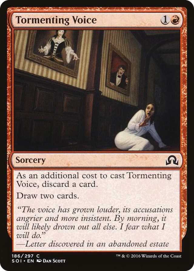 0186 Tormenting Voice C Shadows over Innistrad