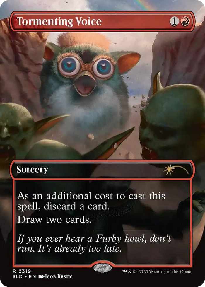 Tormenting Voice #2319 R - Secret Lair Drop Series Pokemon card