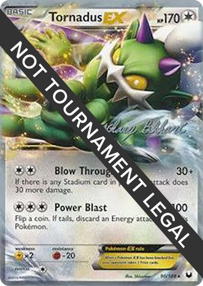 0090 Tornadus EX - 2012 (Zachary Bokhari) Ultra Rare World Championship Decks