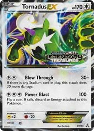BW096 Tornadus EX - BW96 (Prerelease) Promo Black and White Promos