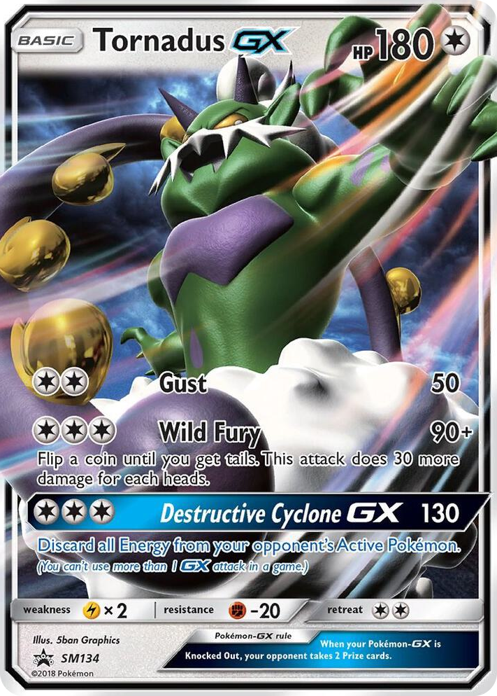 SM134 Tornadus GX - SM134 Promo SM Promos