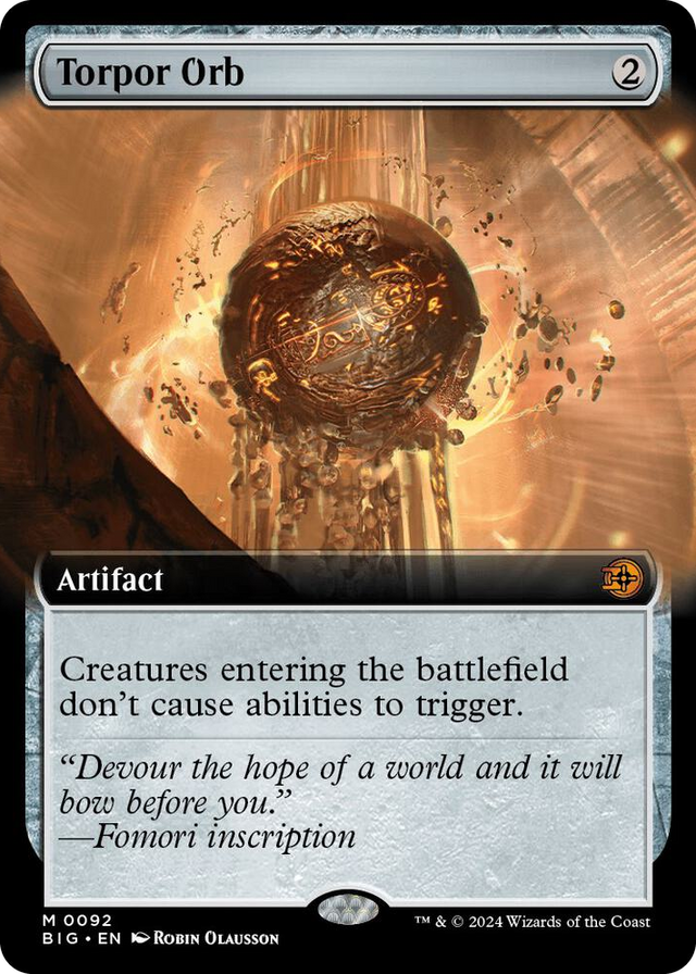 0092 Torpor Orb (Extended Art) M Outlaws of Thunder Junction: The Big Score