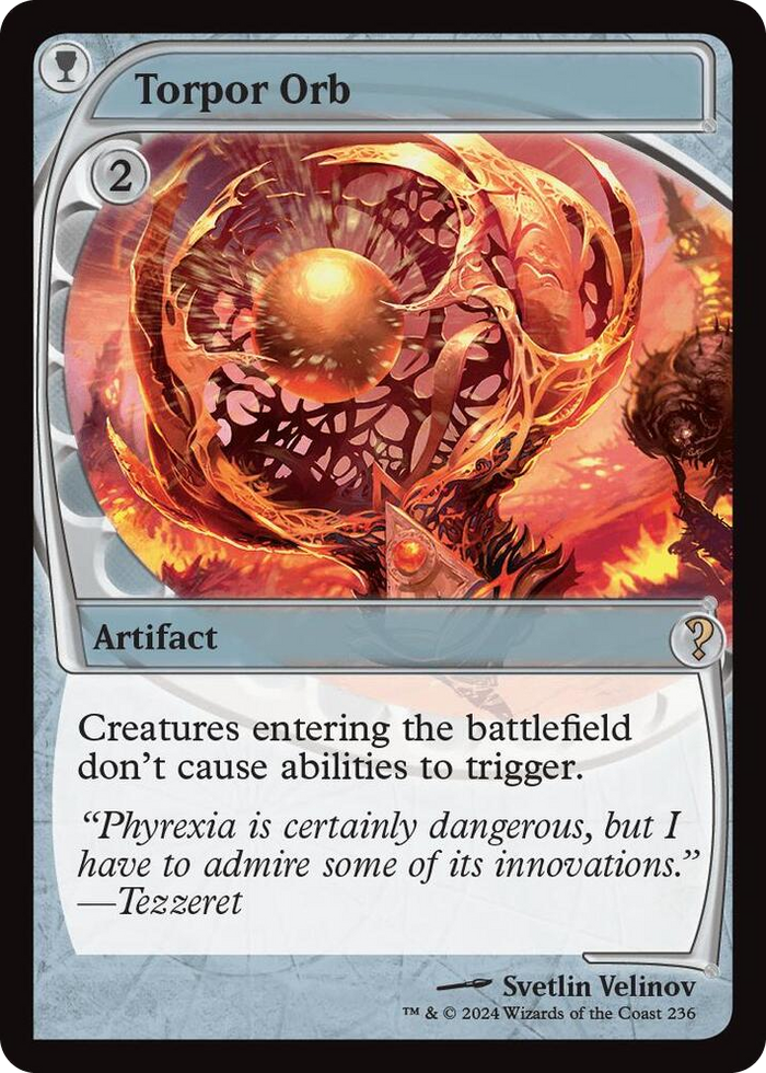 Torpor Orb (Future Sight) #236 R - Mystery Booster 2 Pokemon card