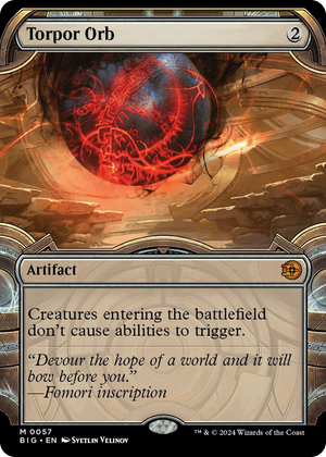 0057 Torpor Orb (Showcase) M Outlaws of Thunder Junction: The Big Score