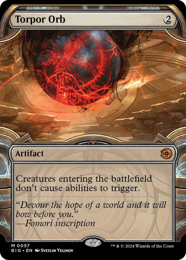 0057 Torpor Orb (Showcase) M Outlaws of Thunder Junction: The Big Score