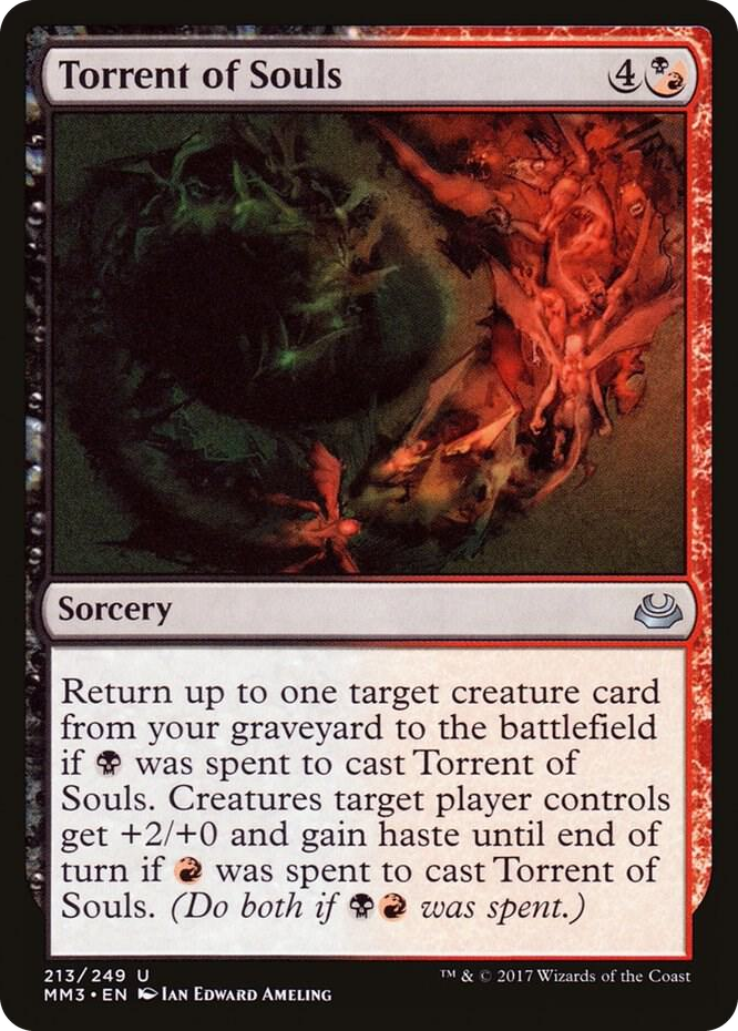 Torrent of Souls #213 U - Modern Masters 2017 Pokemon card