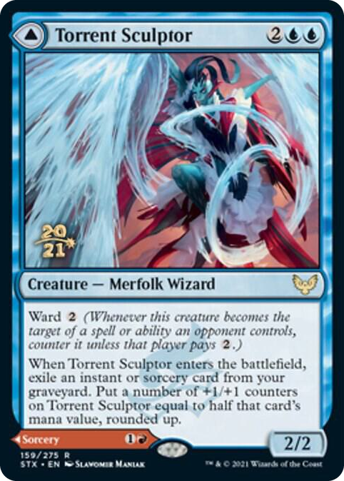 Torrent Sculptor #159 R - Prerelease Cards Pokemon card