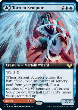 0331 Torrent Sculptor (Extended Art) R Strixhaven: School of Mages
