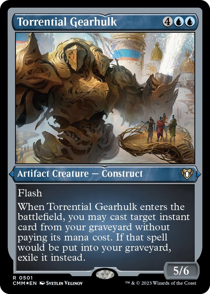 0501 Torrential Gearhulk (Foil Etched) R Commander Masters
