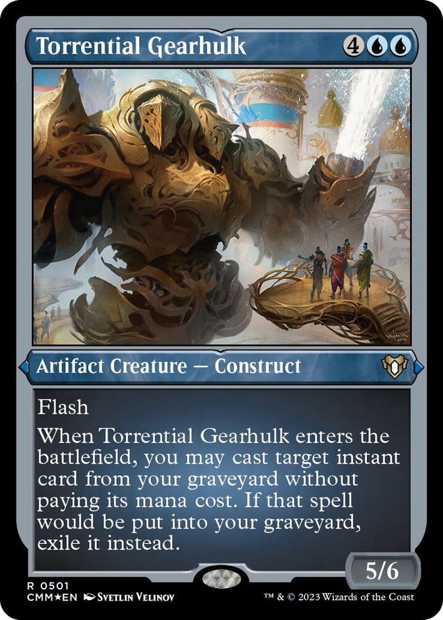 0501 Torrential Gearhulk (Foil Etched) R Commander Masters