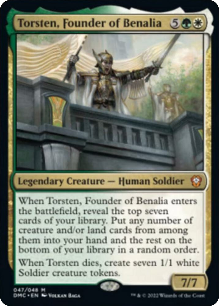 0047 Torsten, Founder of Benalia M Commander: Dominaria United