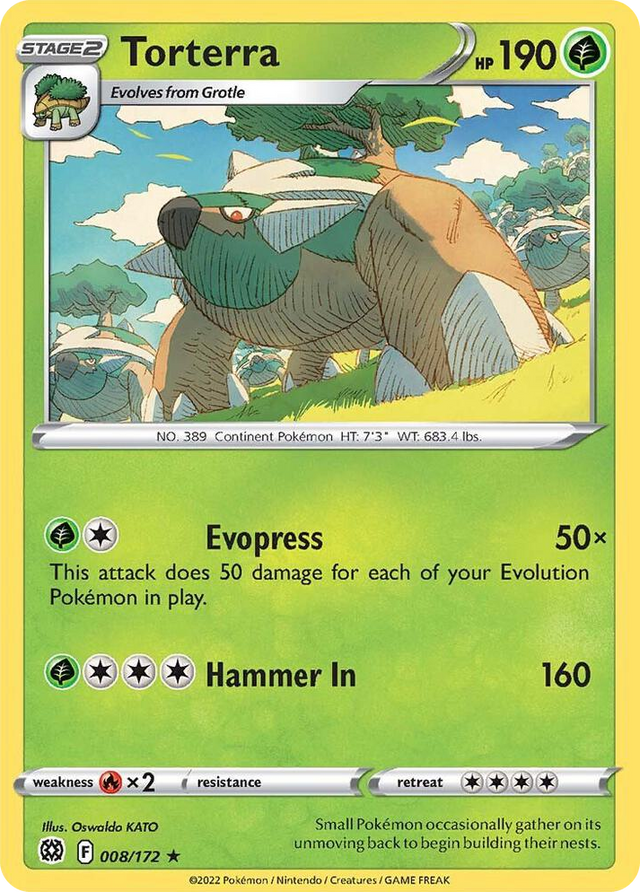 0008 Torterra Promo Deck Exclusives
