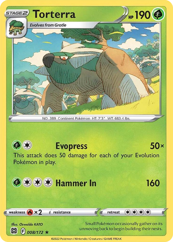 0008 Torterra Promo Deck Exclusives