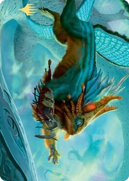 0052 Toski, Bearer of Secrets Art Card (Gold-Stamped Signature) S Art Series: Kaldheim